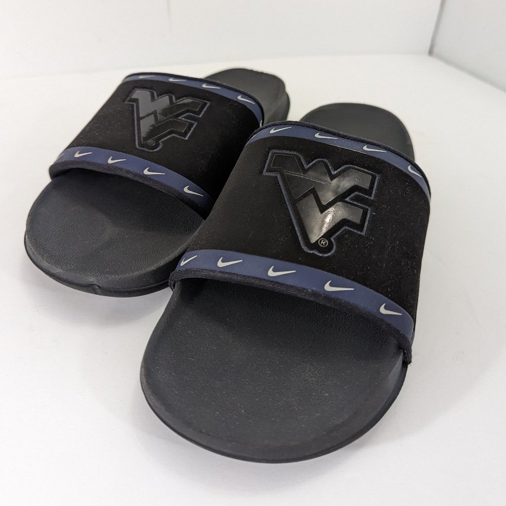 Nike Men's Offcourt West Virginia Slides size 9 Black/Navy